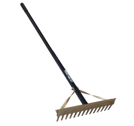 S550 Professional™ Mini Landscape Rake, Powder-Coated Aluminum Handle